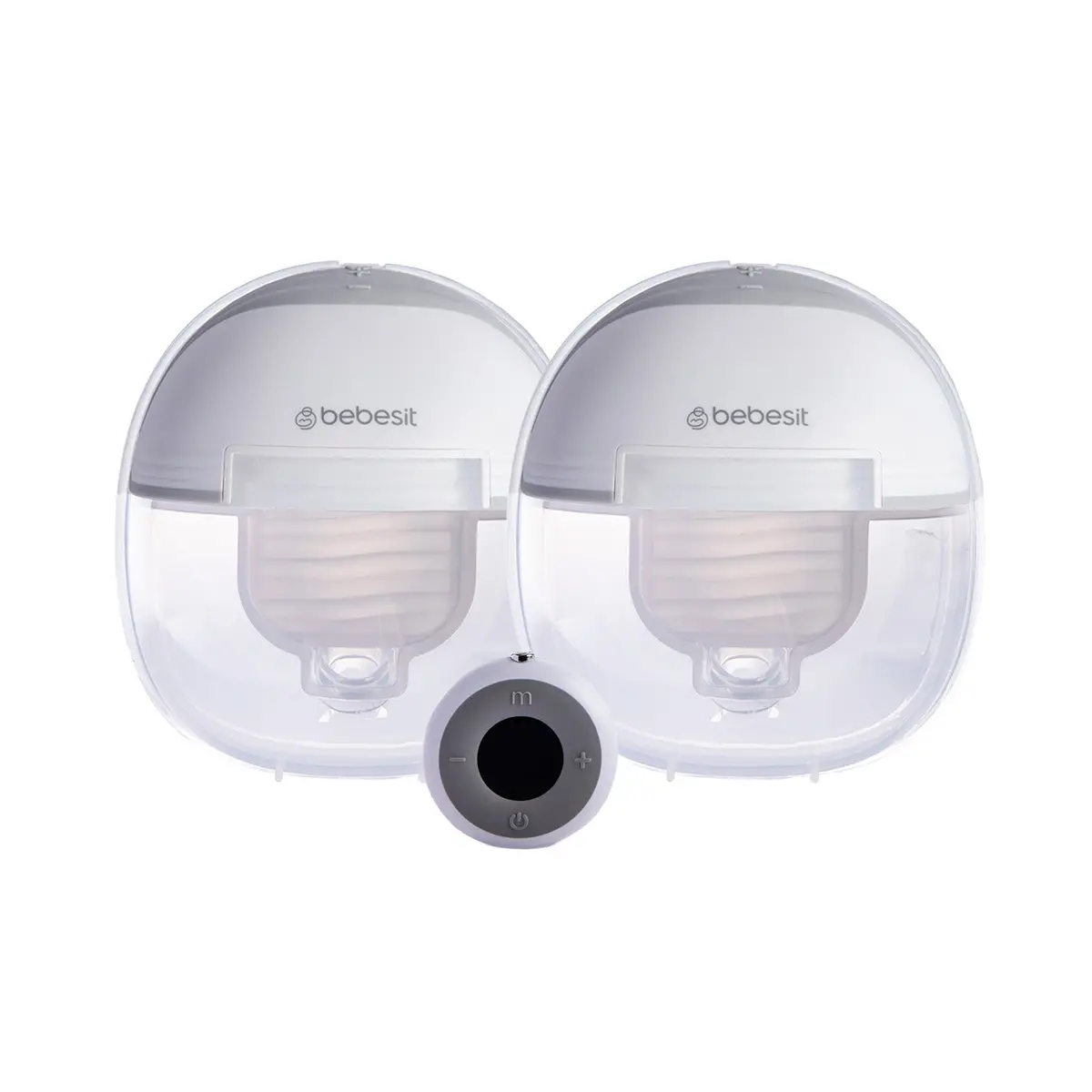 Extractor Eléctrico Doble Bebesit Con Control Remoto + 10 Bolsas 1