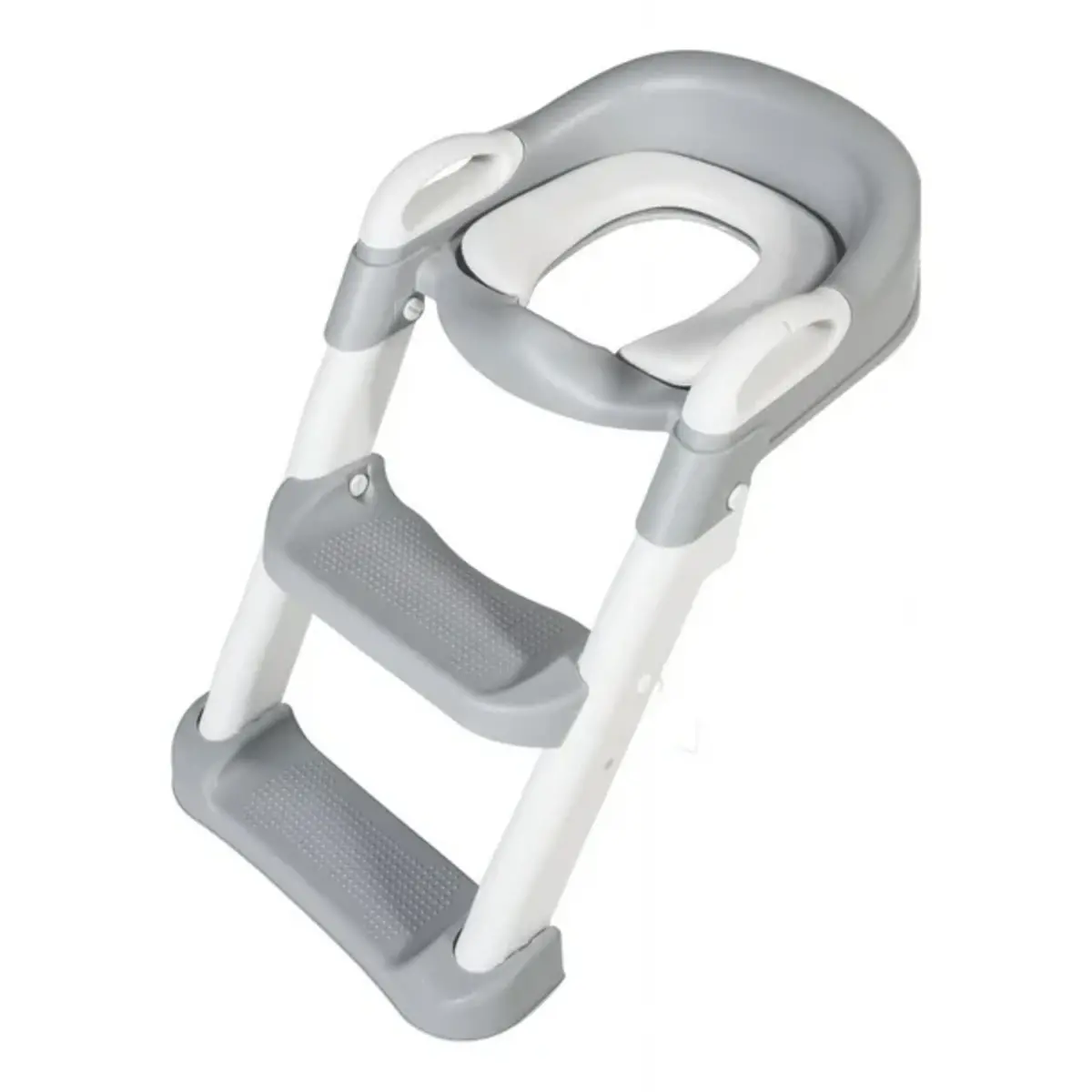 Asiento Reductor Con Escalera Para Baño Entranamiento Bebe 1