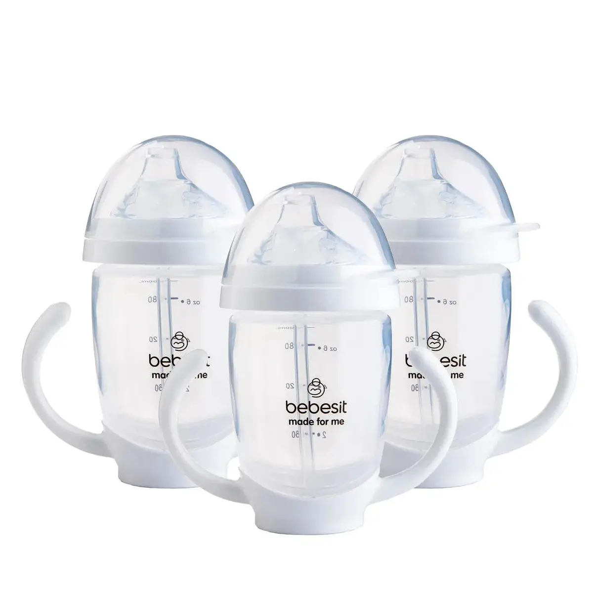Vaso De Entrenamiento Pack X 3 200Ml Antiderrame 3M+, Bebesit 1