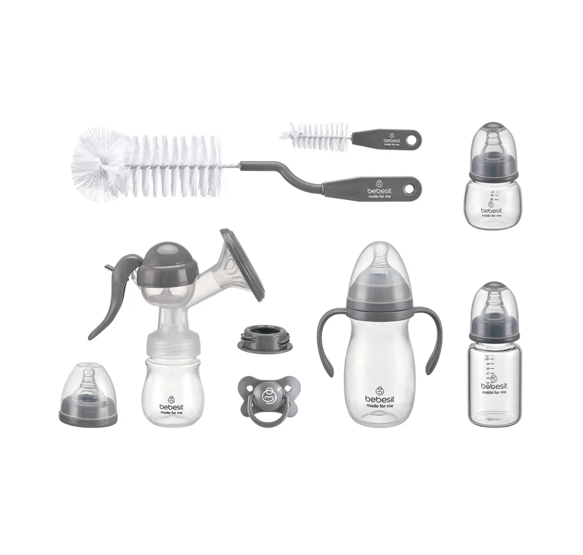 Set De Lactancia 6 En 1 Mamaderas Y Accesorios Bebesit 1