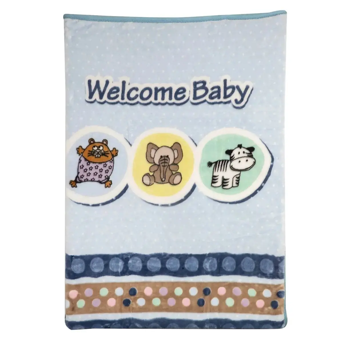 Frazada Animales Celeste, Bebesit 1