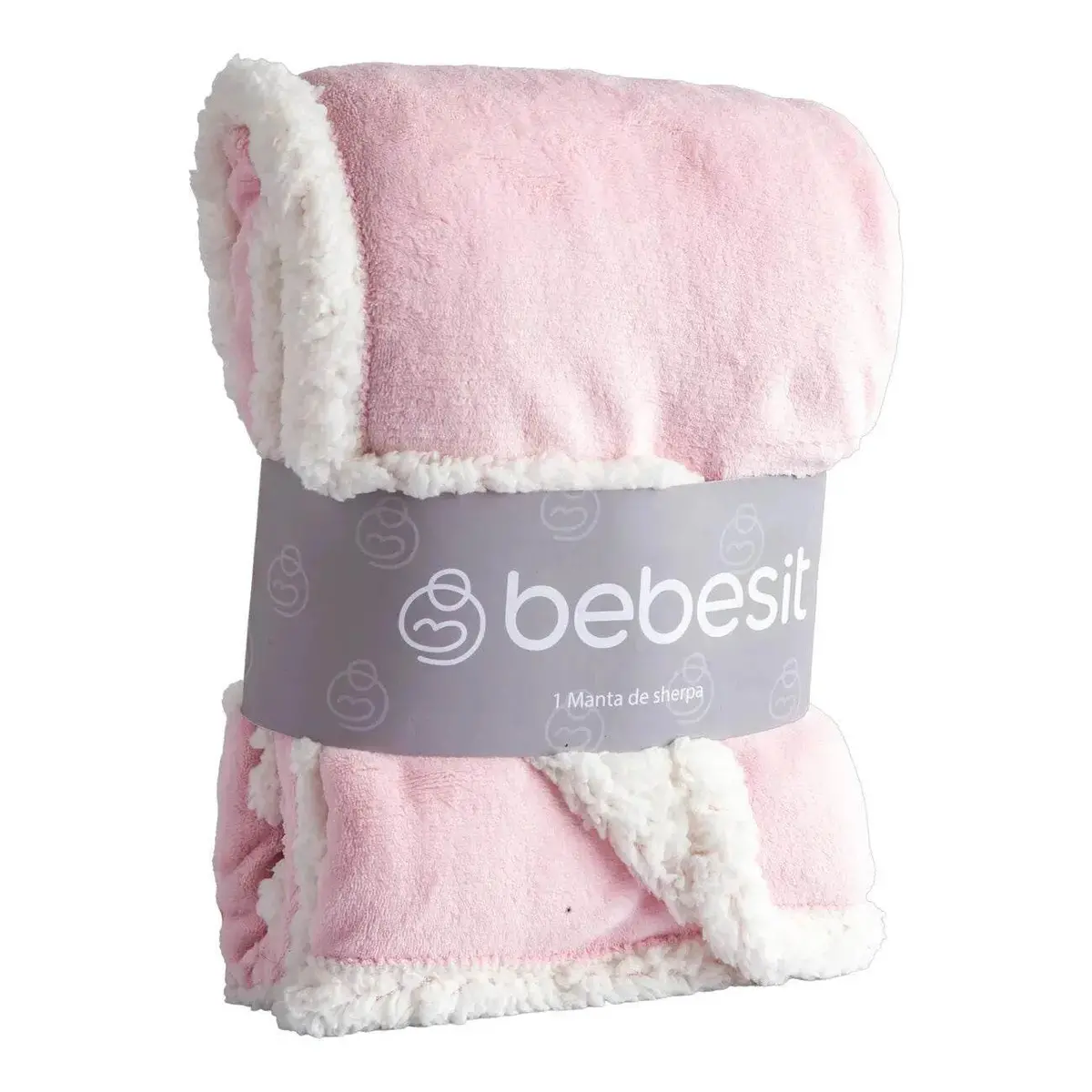 Manta Sherpa De Polar - Rosa, Bebesit 1