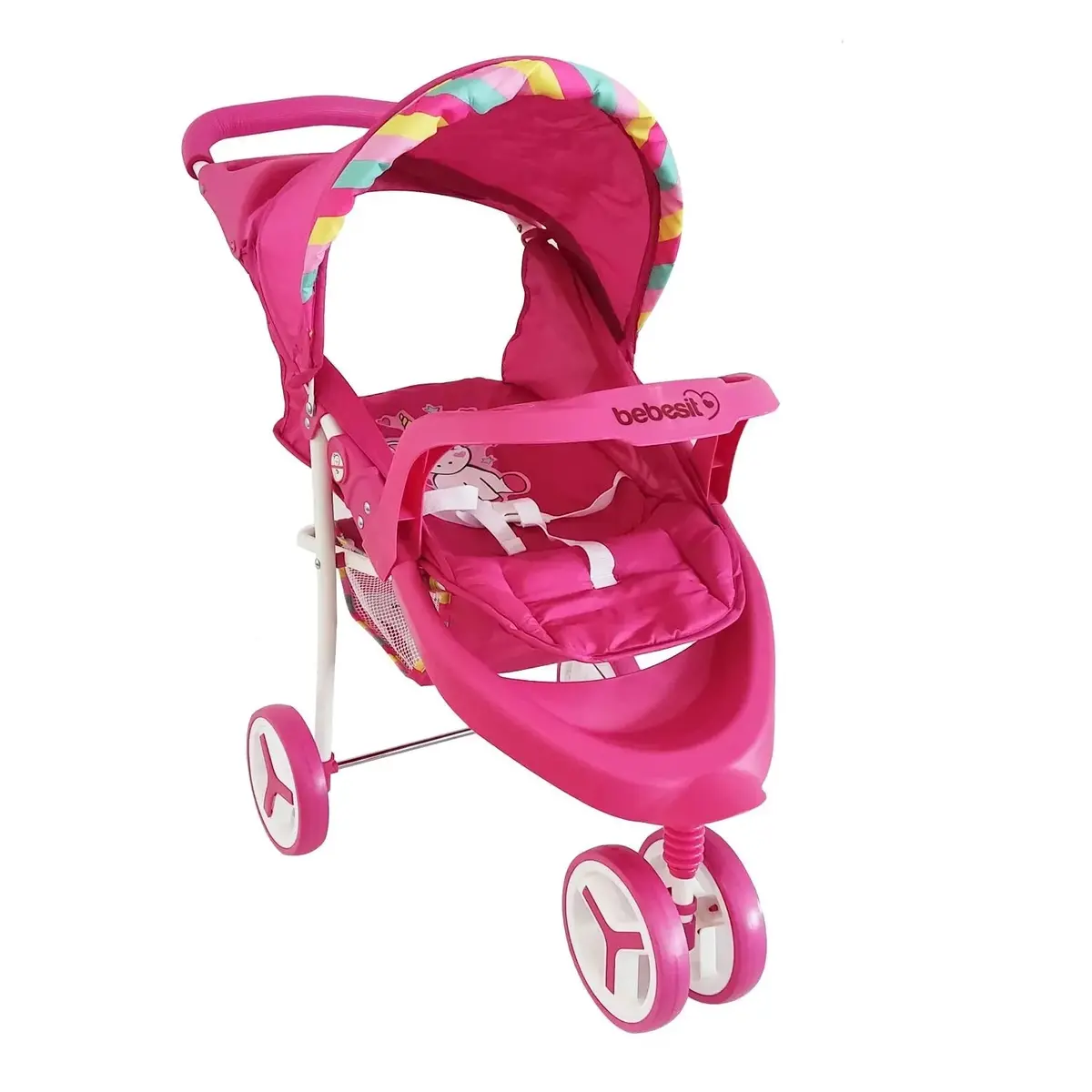 Juguete Muñeca Coche Travel Jogger Unicornio, Bebesit 1