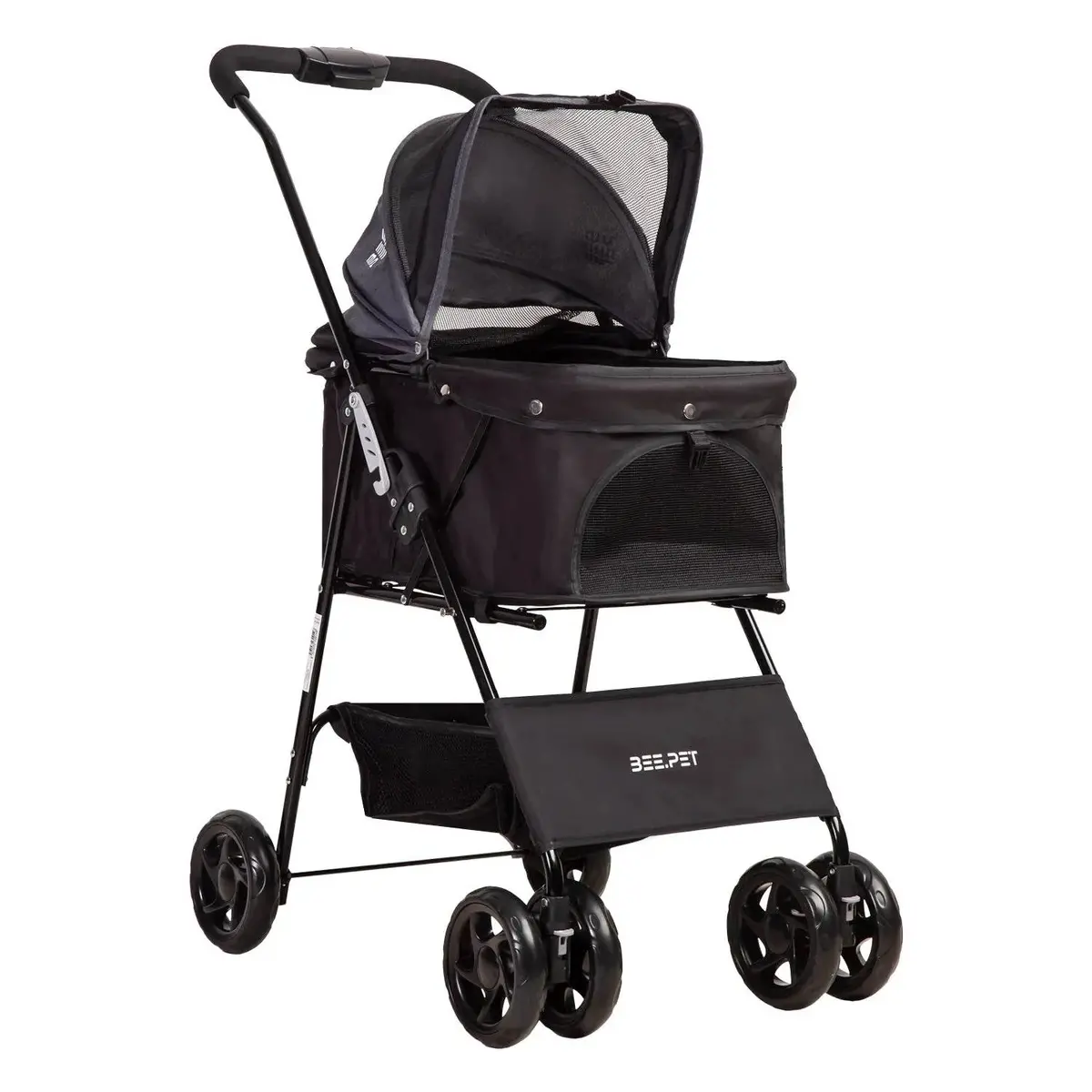 Coche Mascotas Plegable Easy Perro Gato Negro Beepet By, Bebesit 1