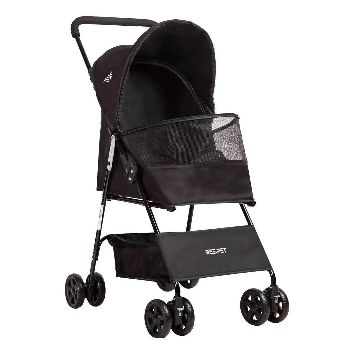 Coche Mascota Plegable Light Perro Gato Negro Beepet By, Bebesit 1