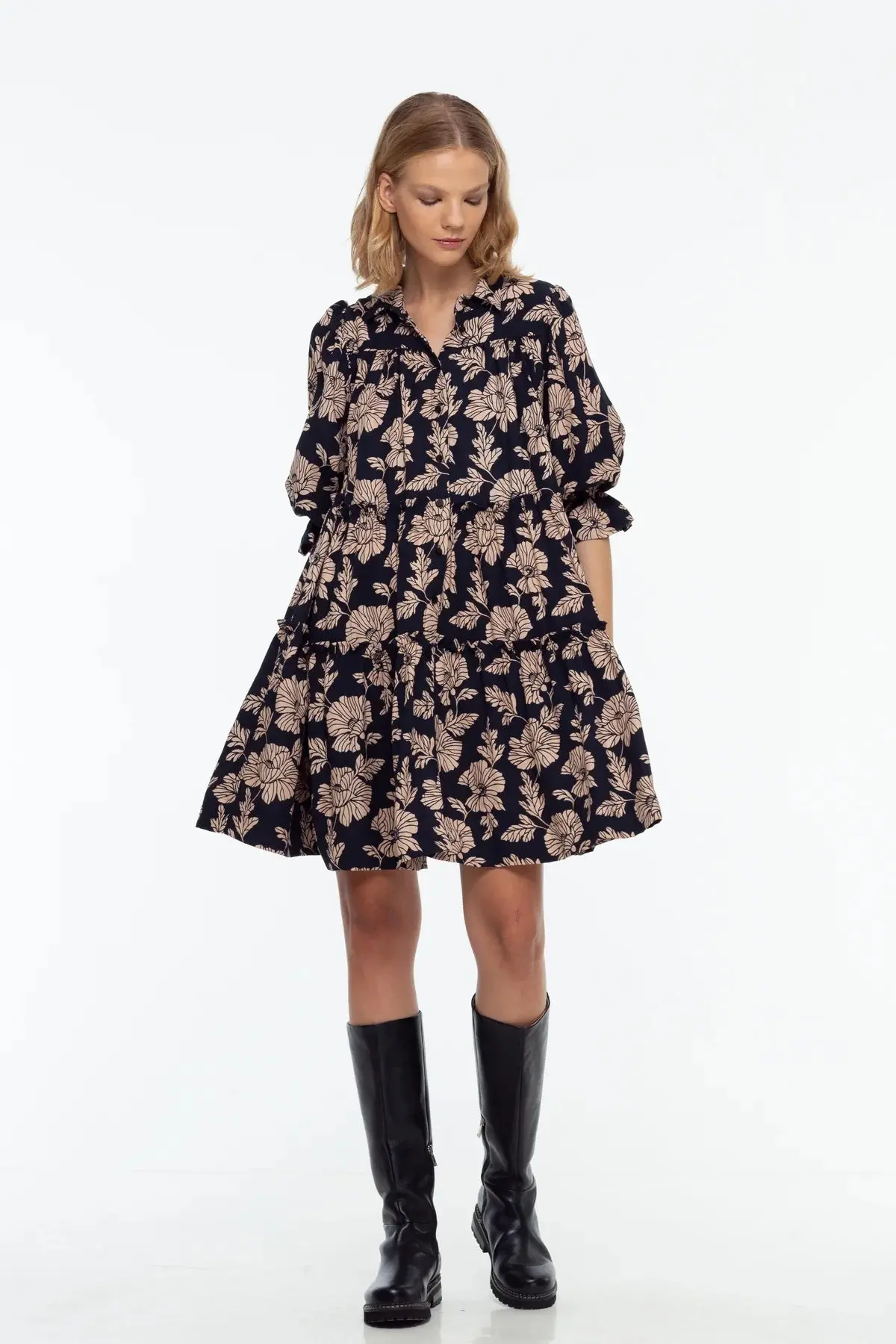 Blak - You Put A Spell On Me Dress - Black / Tan 1