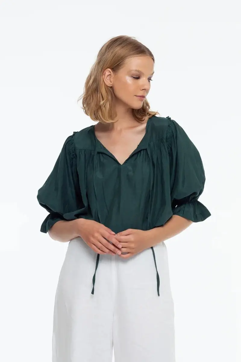 Blak - Promise Top - Olive 1
