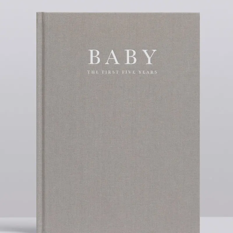 Write To Me - Baby Journal - Birth To Five Years - Grey 1