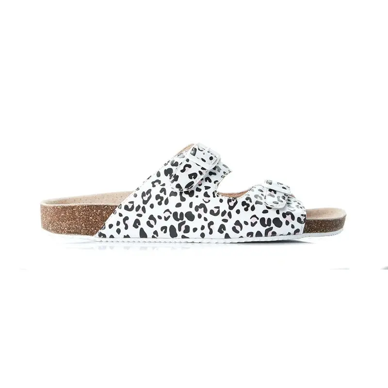 Walnut Melbourne - Bailey Slide - Leopard White 1