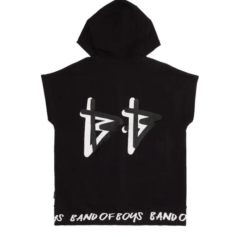Band Of Boys - Bandits Jumper Sleeveless Hood Bb - Black 2