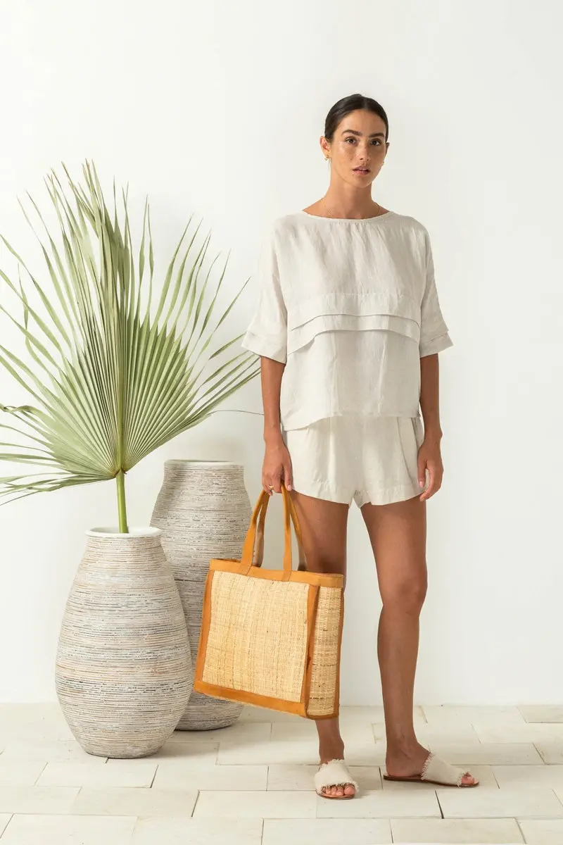 Bird & Kite - Bronte Top - Natural 1