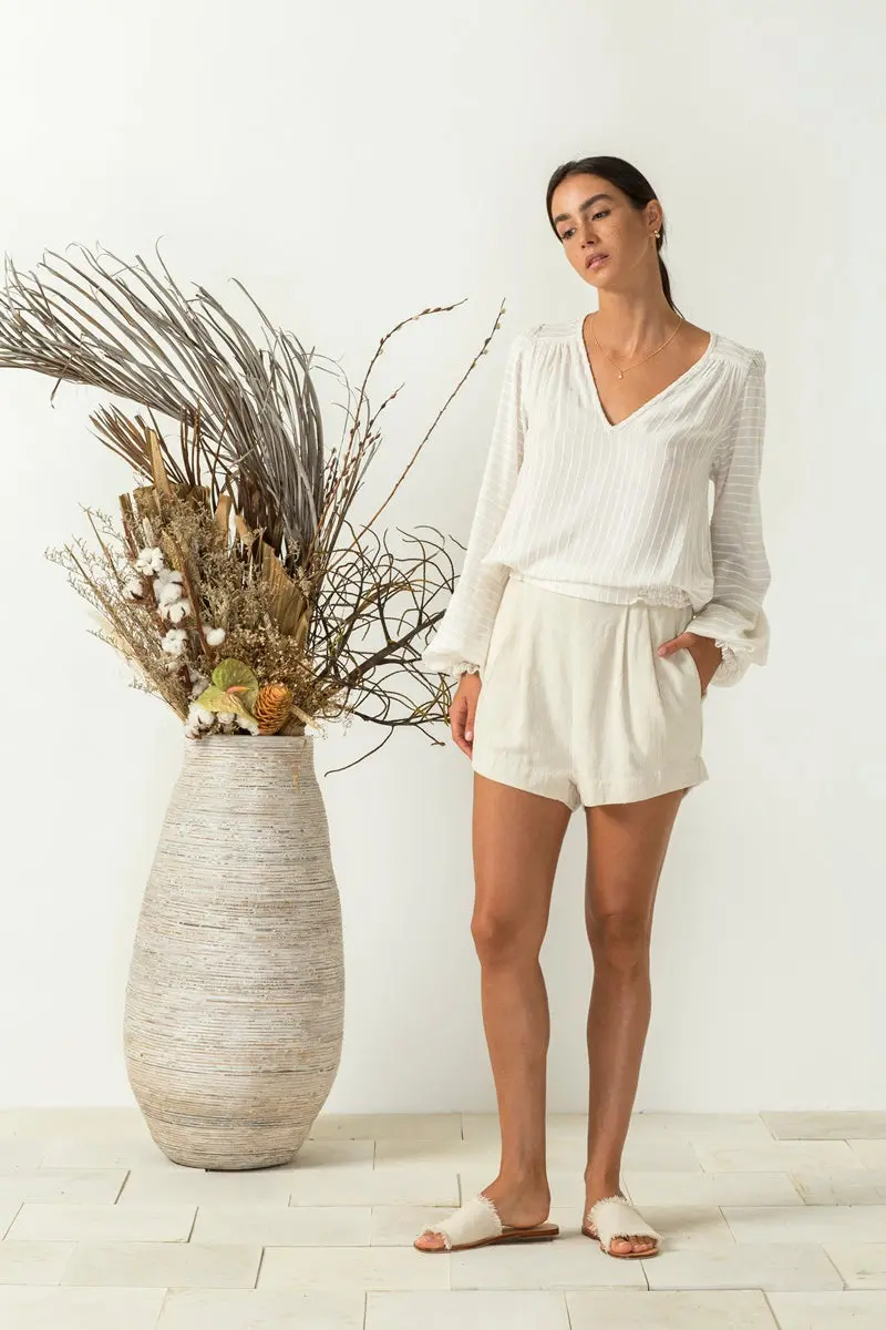 Bird & Kite - Liliana Blouse - Ivory 1