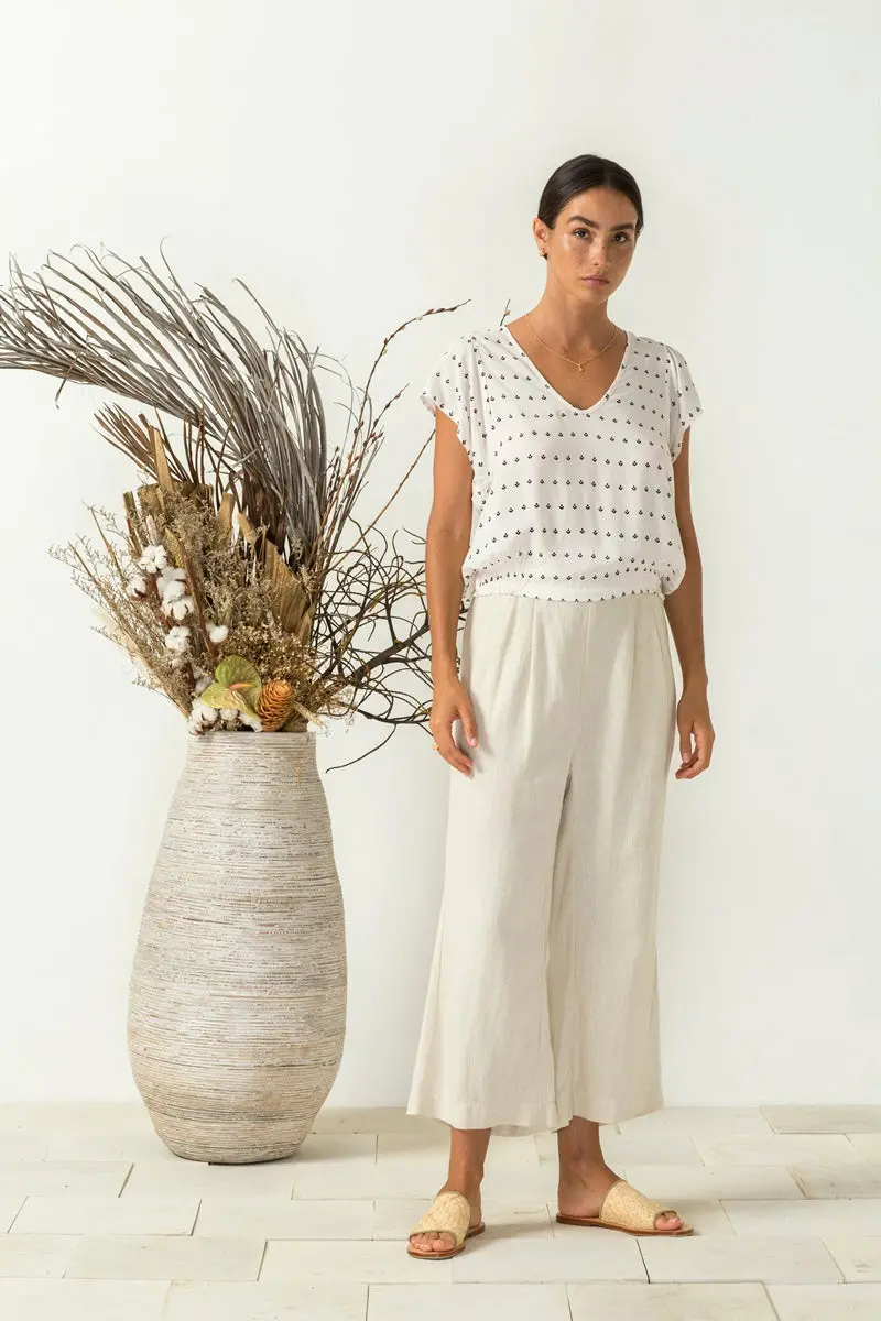 Bird & Kite - Stella Top - Petals Creme 1