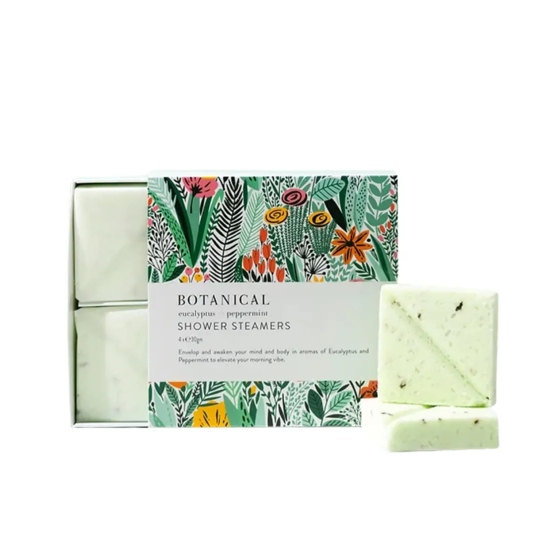 Botanical - Shower Steamer 4 Pack - Peppermint + Eucalyptus 1