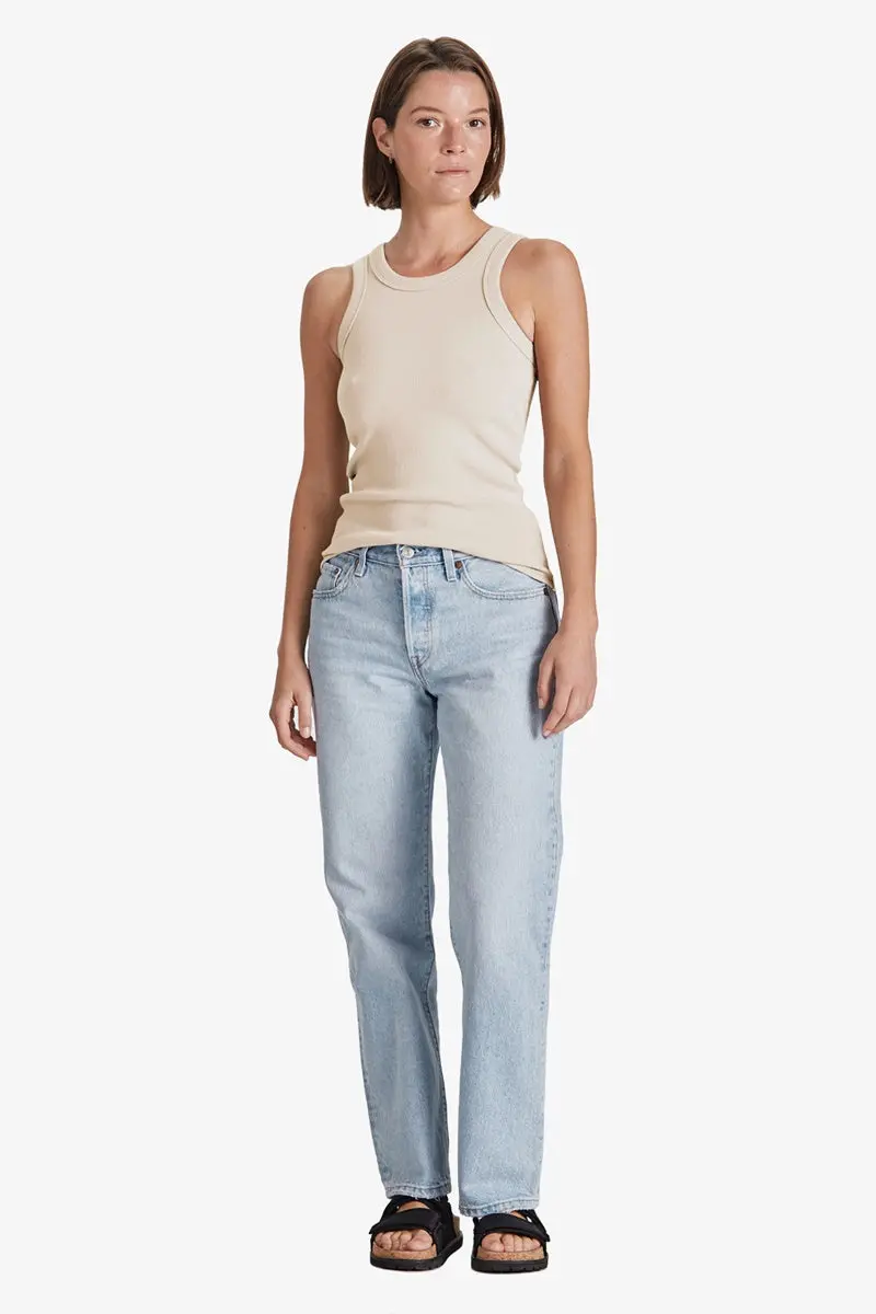 Commoners - Fitted Rib Tank - Cashew 1