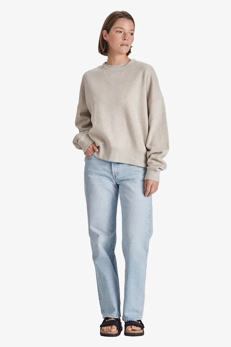 Commoners - Organic Fleece Leisure Crew - Marle 1