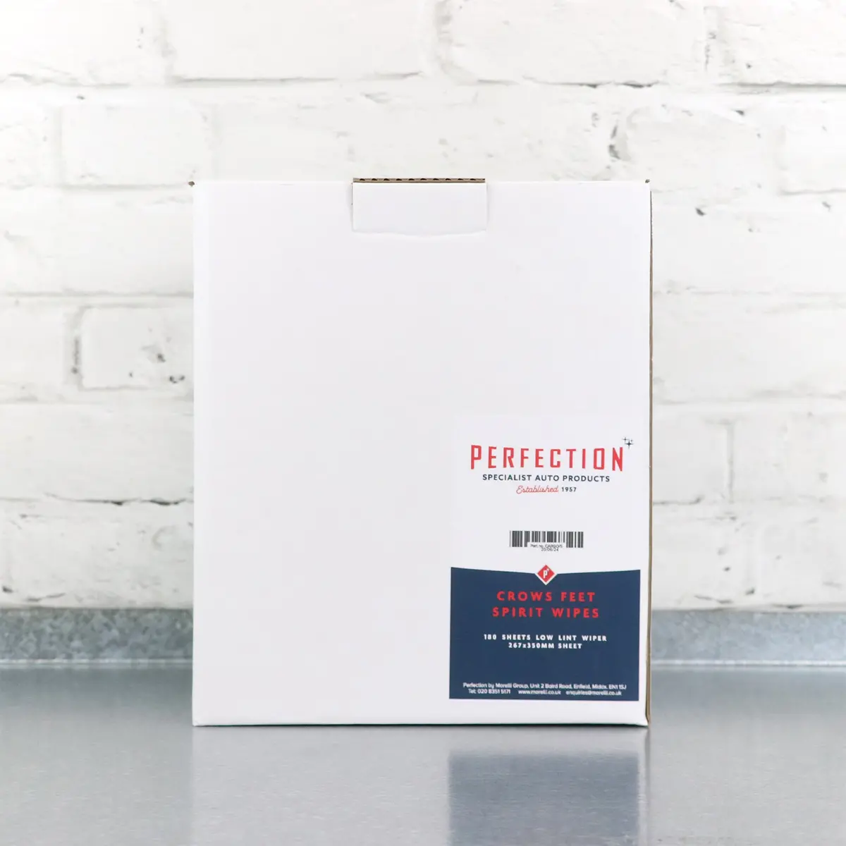 Perfection Crows Feet Spirit Wipes (180 Sheet Box) 1