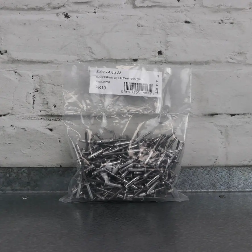 Workshop Warehouse 200 Bulbex Rivets S/F (4.8 X 23Mm, 3/16) 1