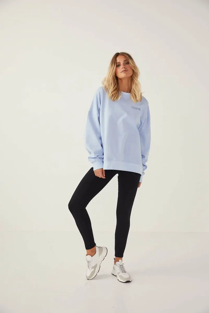 Cartel & Willow - Piper Sweater - Light Blue 1