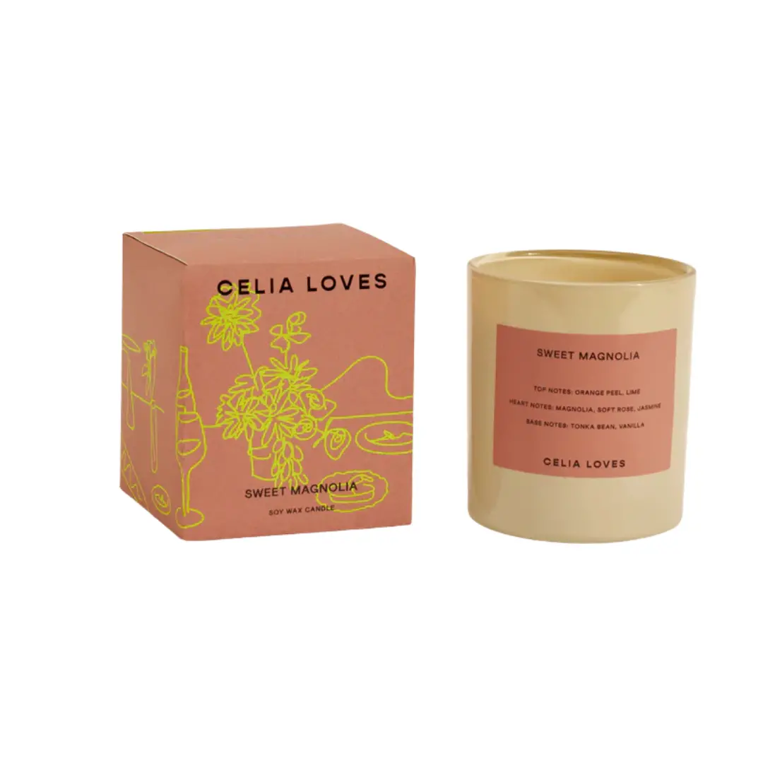 Celia Loves - Sweet Magnolia Candle 1