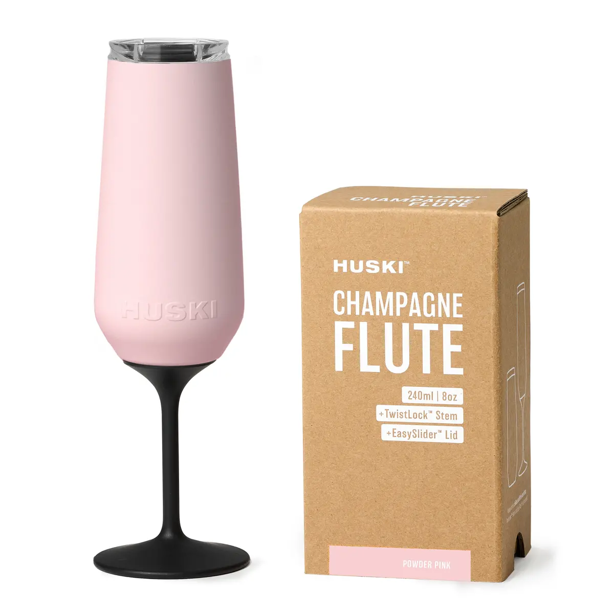 Huski - Champagne Flute - Powder Pink 1
