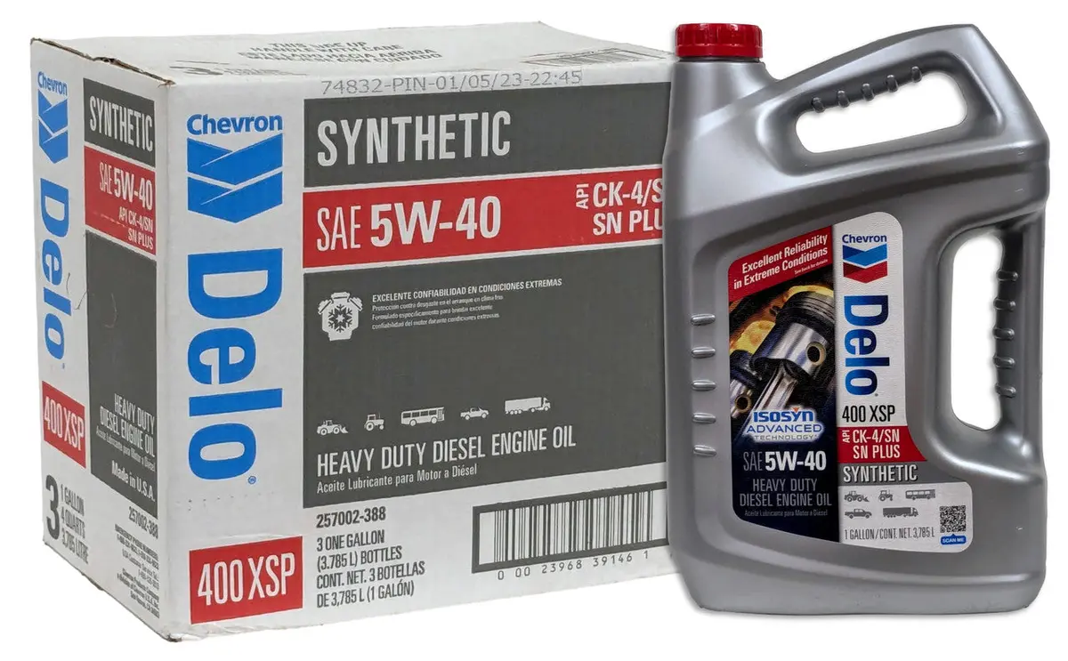Chevron Delo 400 Xsp Sae 5W-40 (1 Gal, Pack Of 3) 1