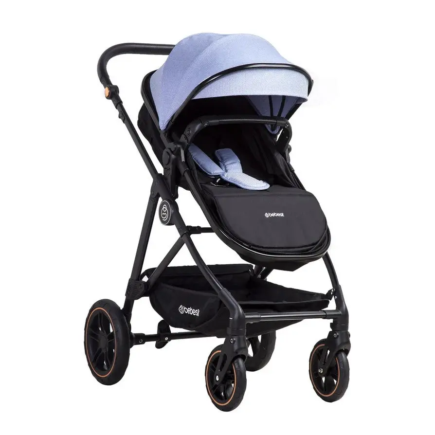 Coche Cuna Paseo Street Azul Bebesit 1