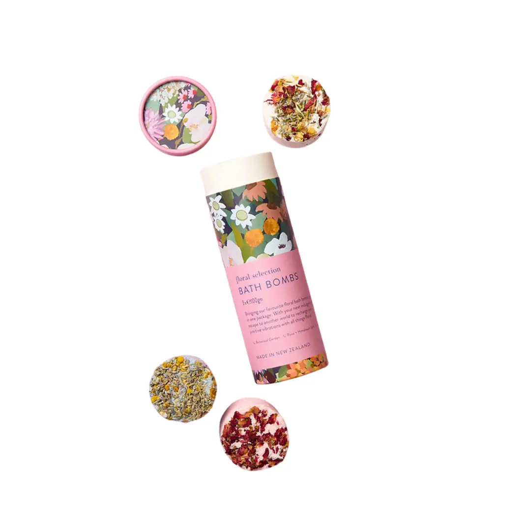 Botanical - Floral Selection Bath Bomb Gift Tube 1