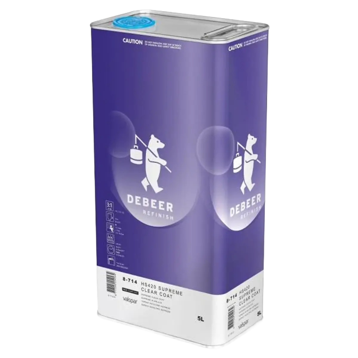 Debeer Hs420 Supreme Clear Coat (5 Litre) 1