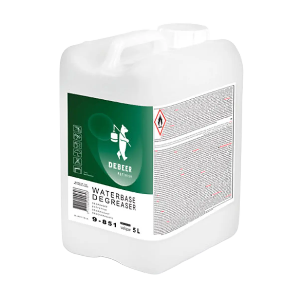 Debeer Waterbase 900 Series Degreaser (5 Litre) 1