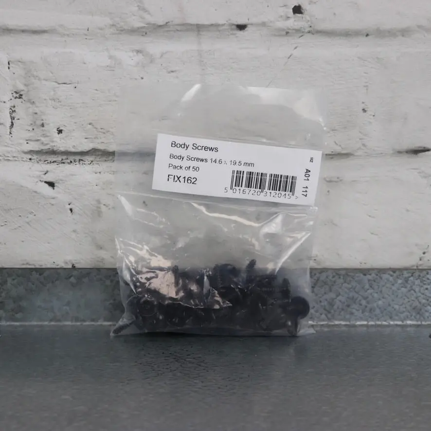 Workshop Warehouse 50 Black Body Screws 10X5/8 4.8X16 1