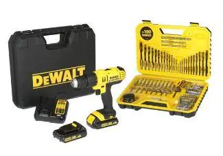 Dewalt Dcd776s2a-Za 13Mm Cordless Hammer Drill Driver - Includes 100 Piece Bit Set 1