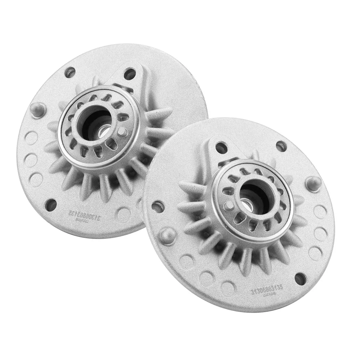 31306880438+31306863135 2Pcs Top Suspension Strut Mounting Cushion Front 1