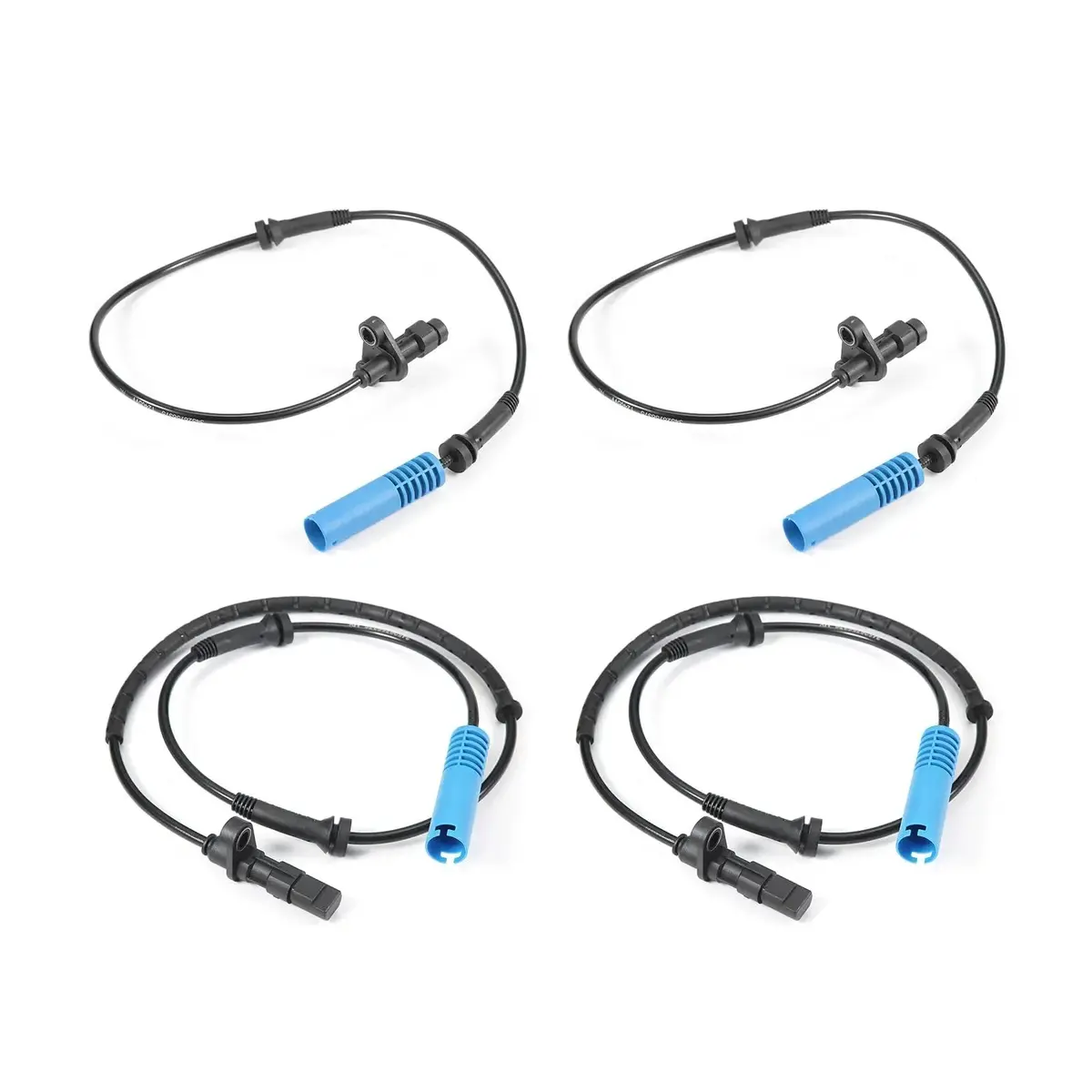 34526756375 + 34526756376 4Pcs Front Rear Left Right Abs Wheel Speed Sensor 1