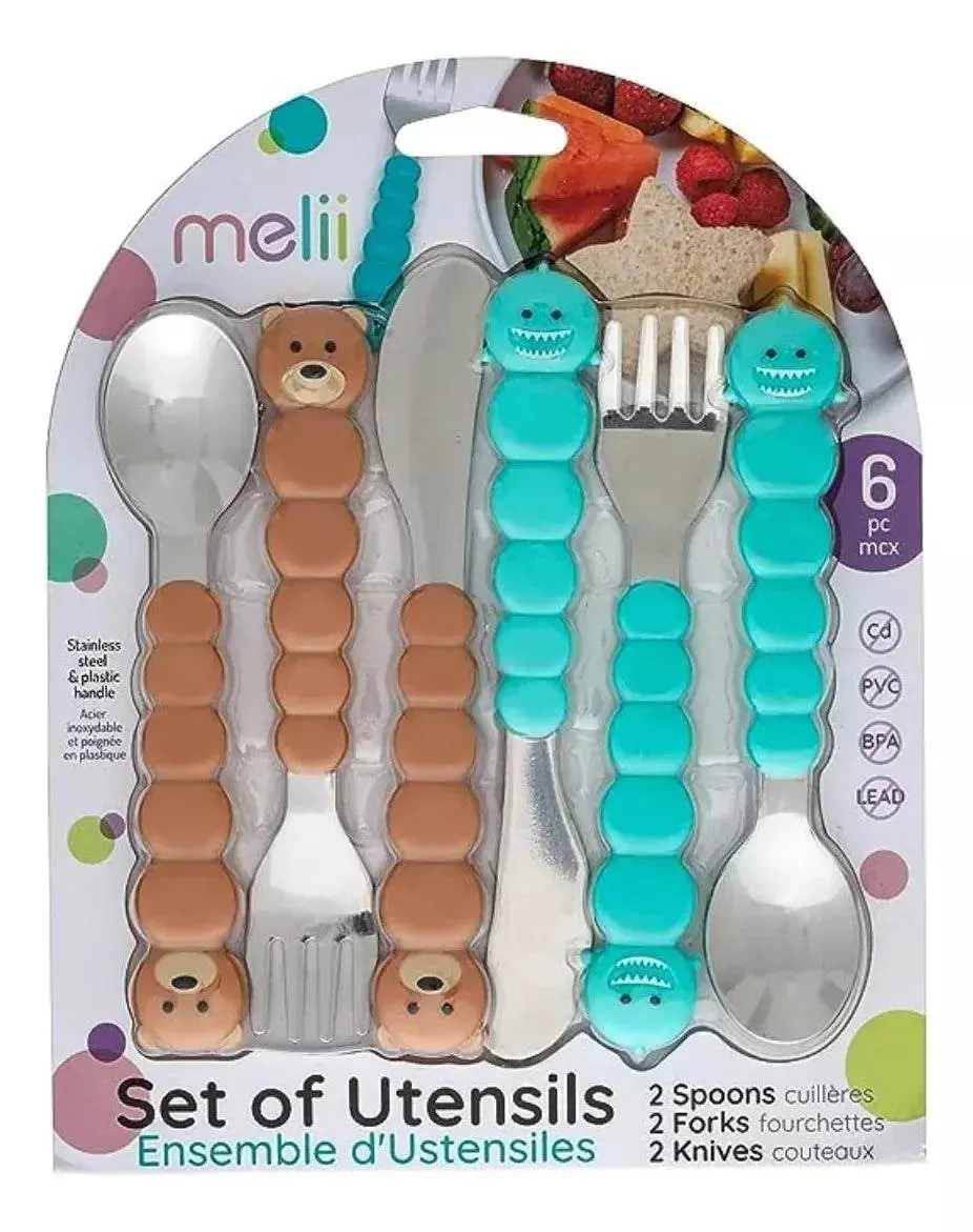 Set De 4 Cubiertos Oso-Tiburon, Melii 1