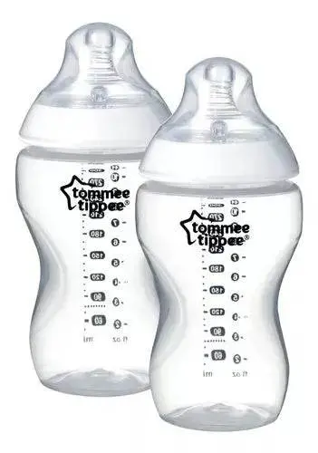 Set 2 Mamadera Natural Start 340Ml. Transparente (6 Meses +), Tommee Tippee 1