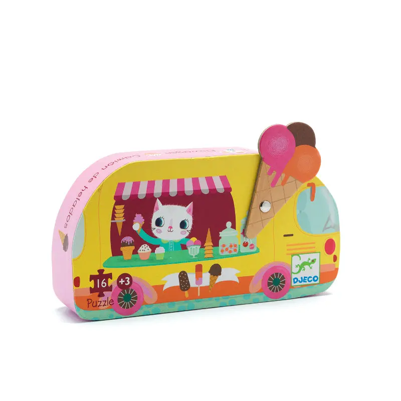 Djeco - Icecream Truck 16Pc Puzzle 1