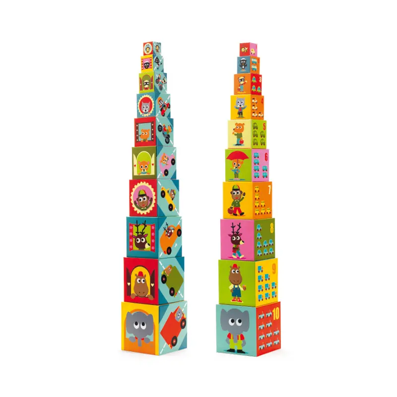 Djeco - Vehicle Stacking Blocks 1