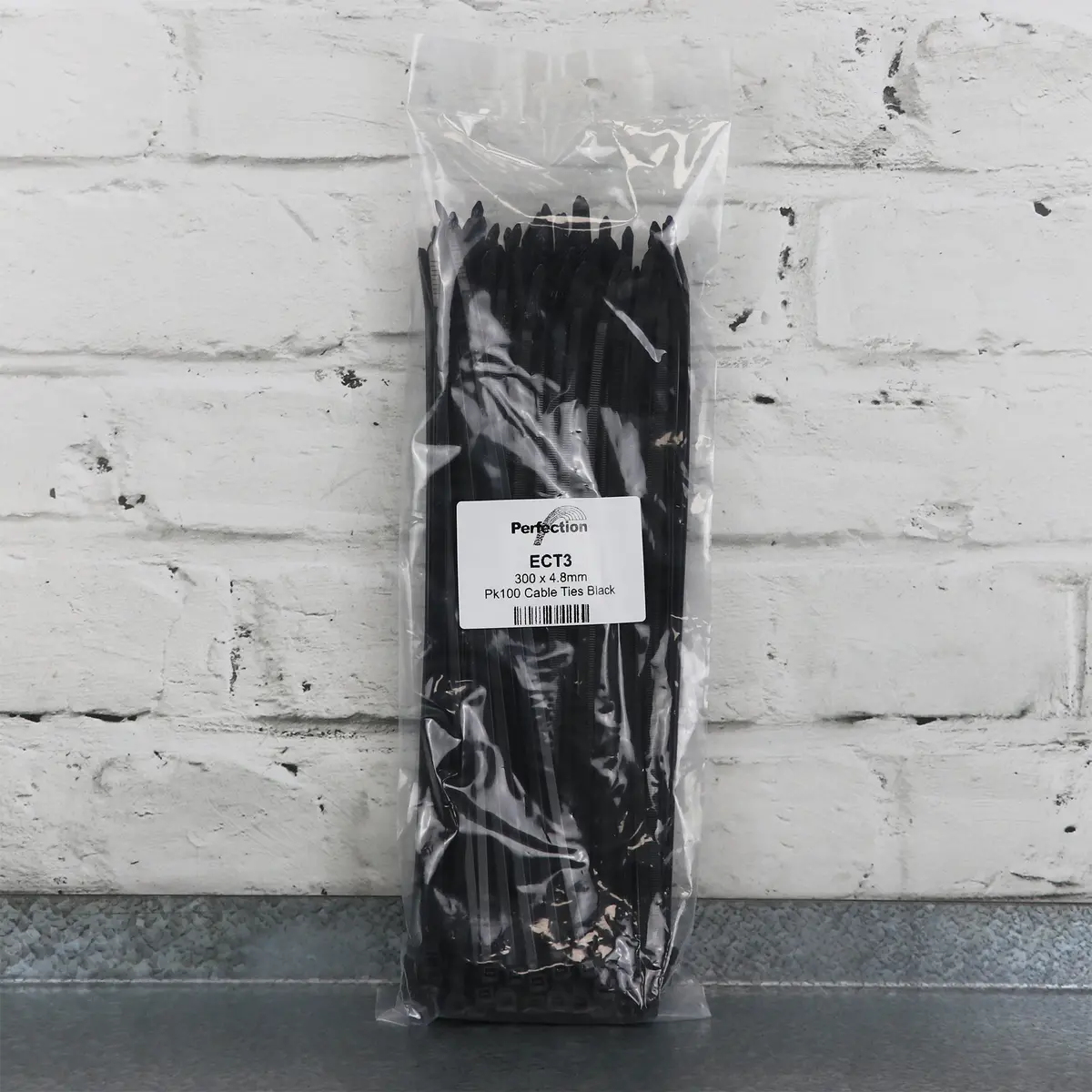 Workshop Warehouse 100Pk Black Cable Ties (270Mm X 4.8Mm) 1