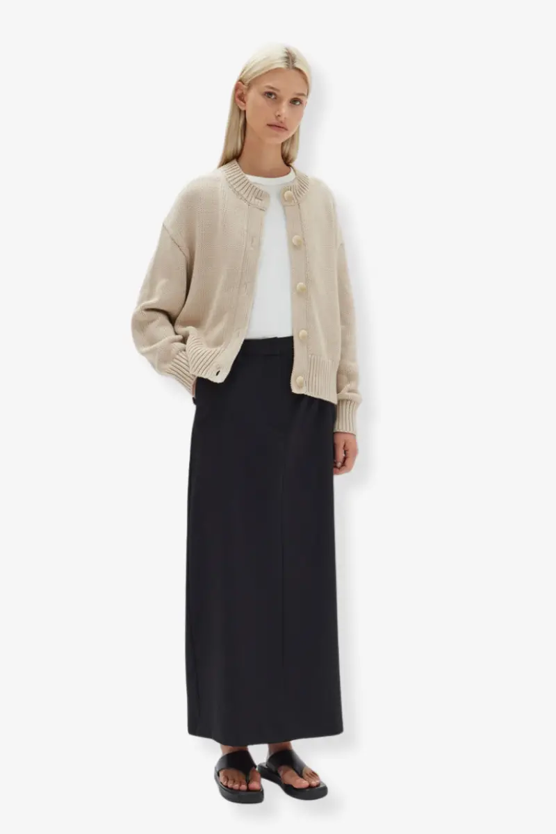 Assembly Label - Ava Knit Cardigan - Natural 1