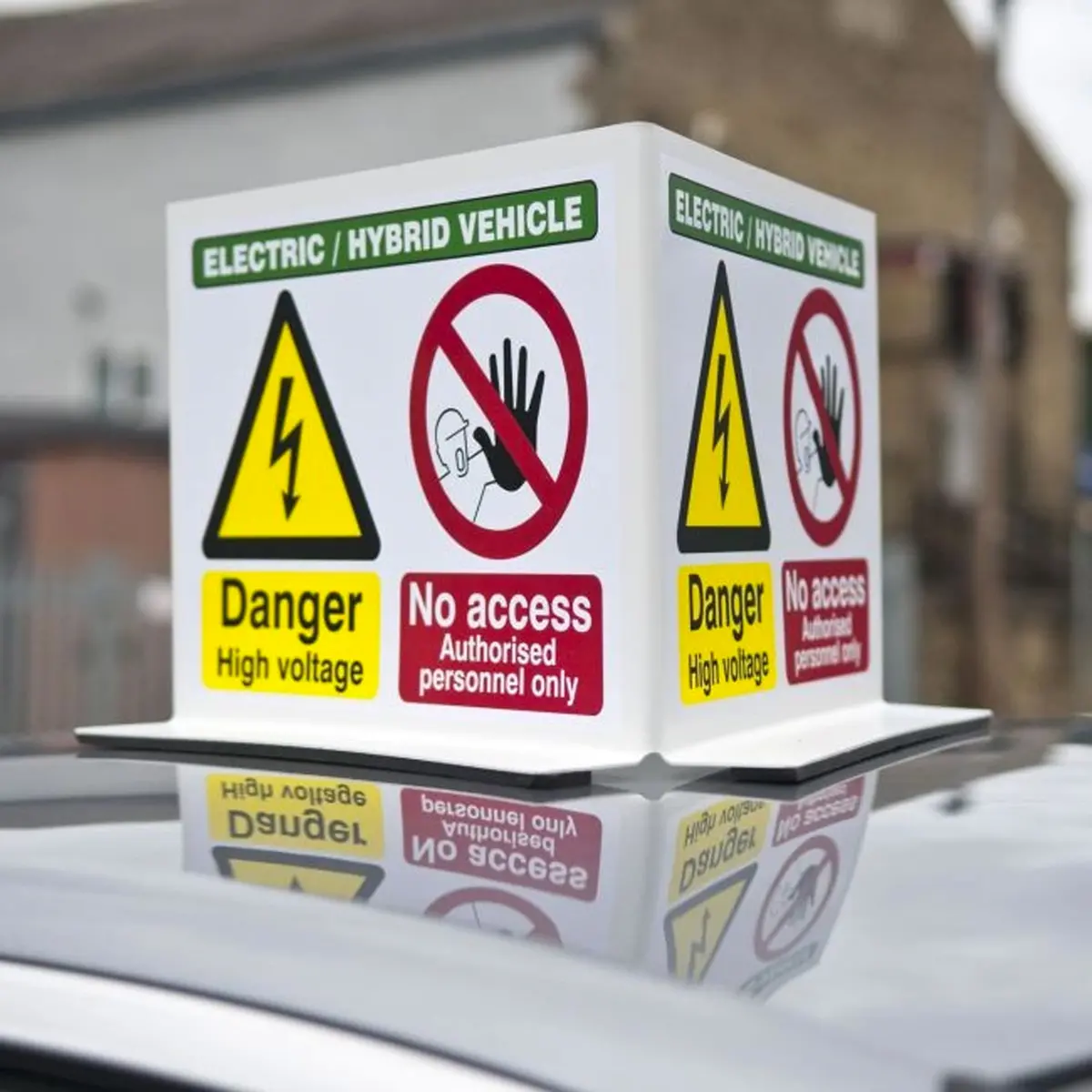 Workshop Warehouse Vehicle Roof Top Warning Sign 1