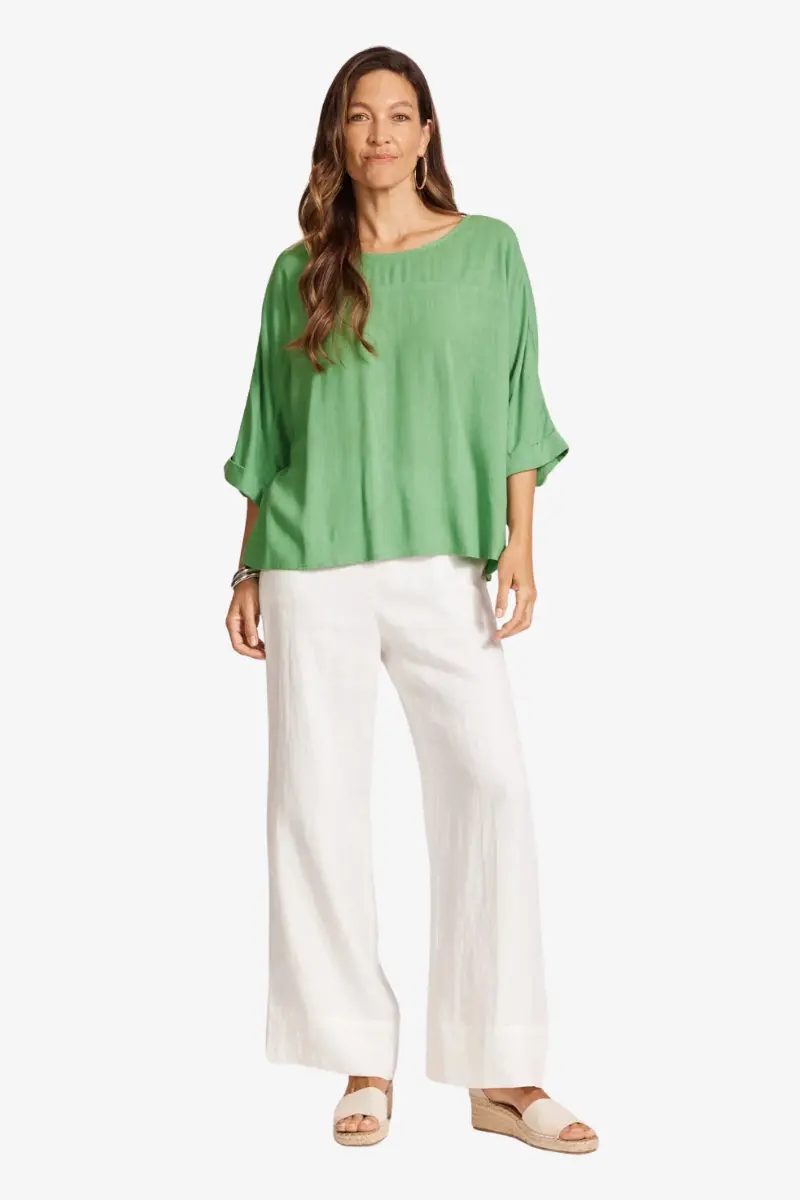 Eb & Ive - Alesia Relaxed Top - Jade 1