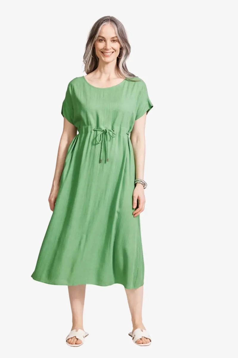 Eb &  Ive - Alesia Rope Tie Dress -Jade 1