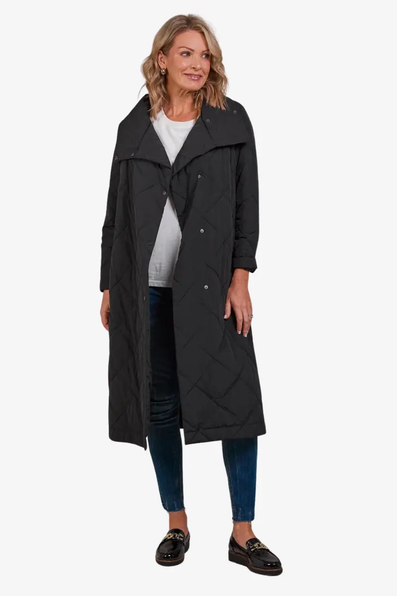 Eb & Ive - Argo Coat - Black 1