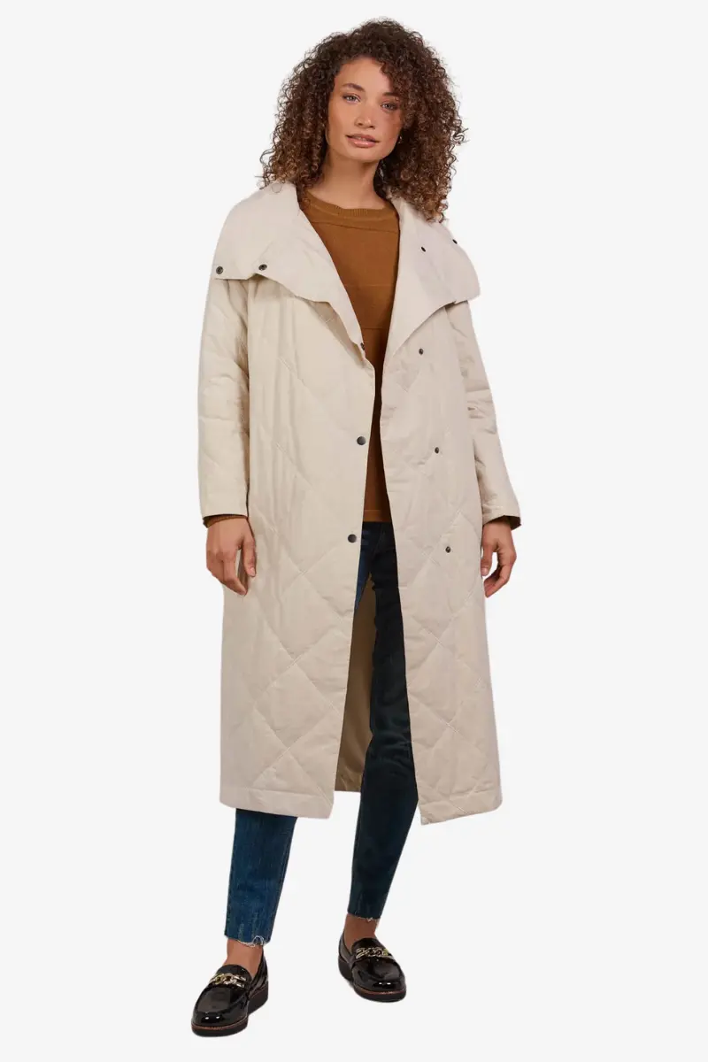 Eb & Ive - Argo Coat - Ecru 1