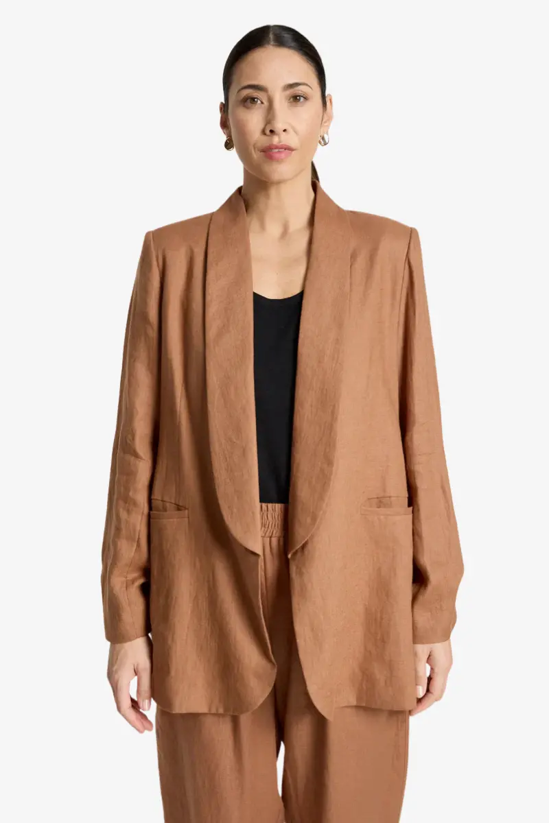 Eb & Ive - Bajau Blazer - Clay 1