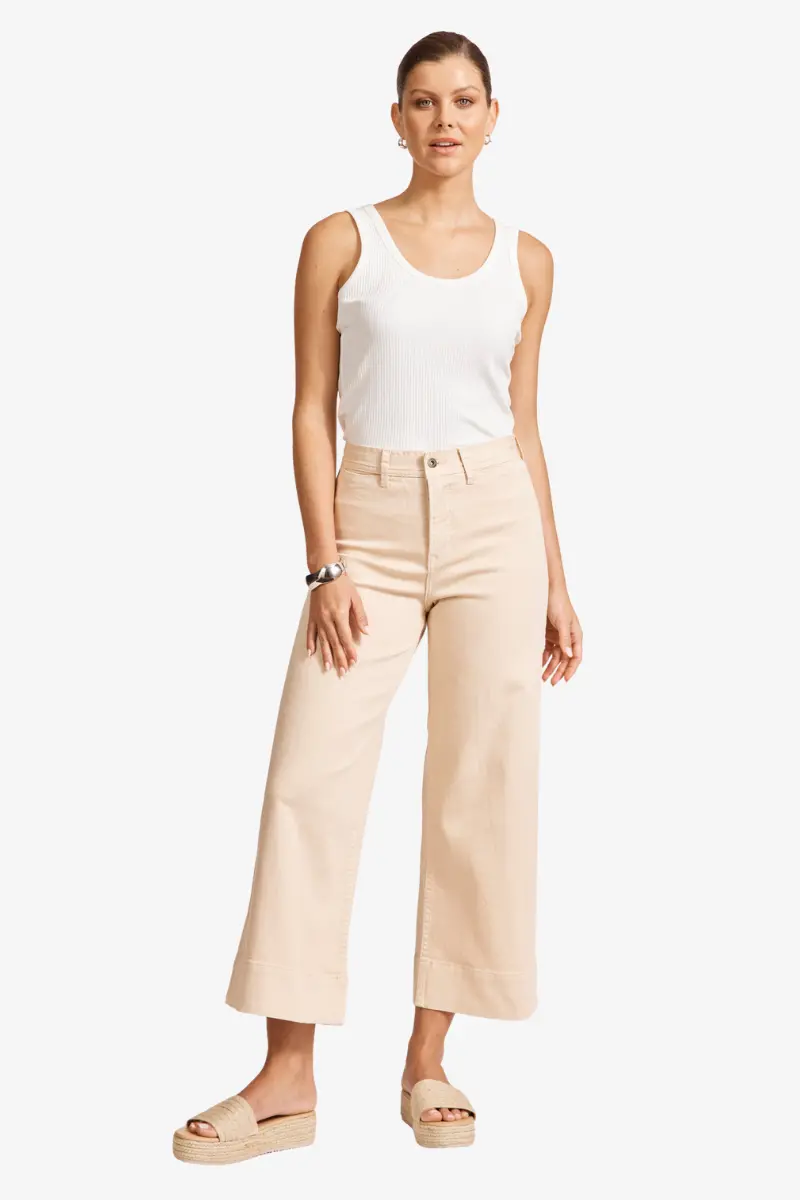 Eb & Ive - Del Re Denim Pants - Clay 1