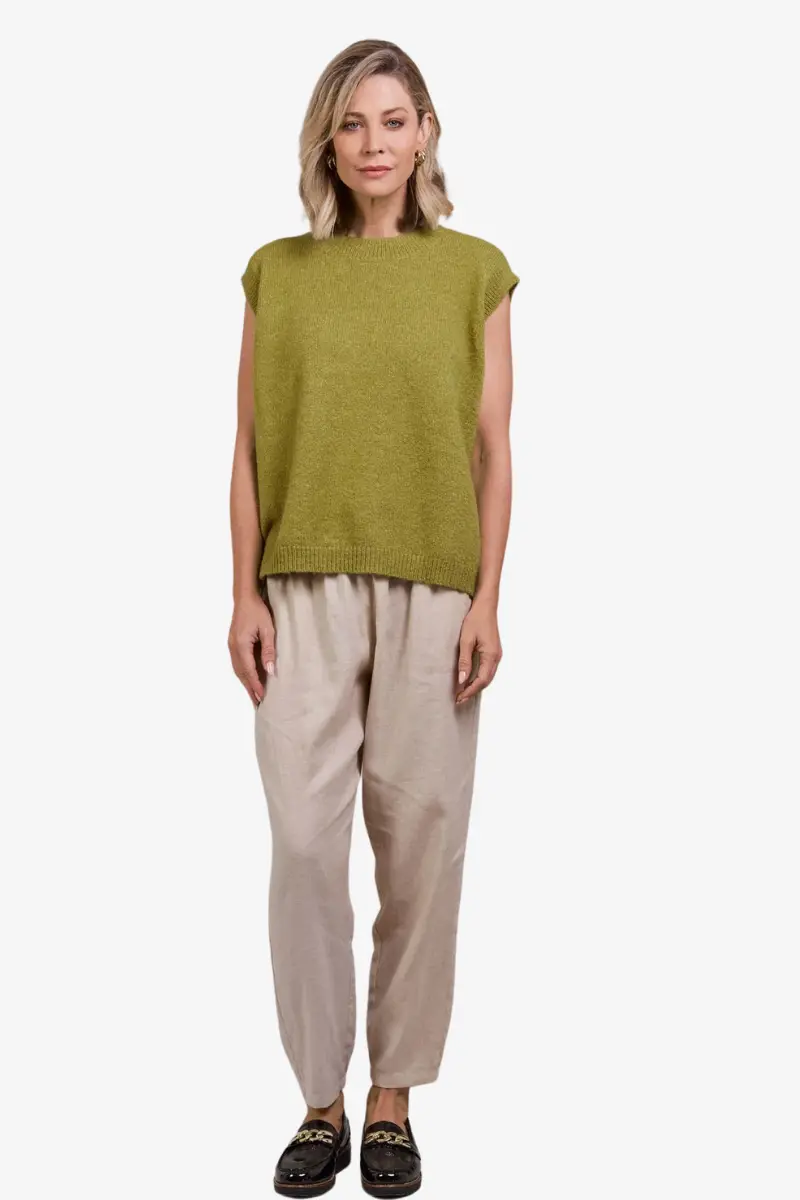 Eb & Ive - Folie Vest - Chartreuse 1