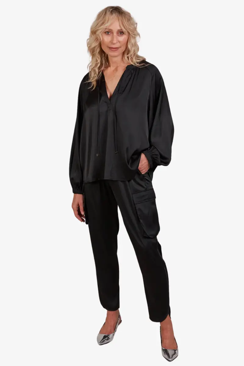 Eb & Ive - Ivy Blouse - Black 1