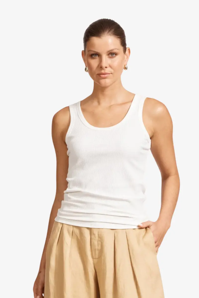 Eb & Ive - La Plage Tank - Opal 1